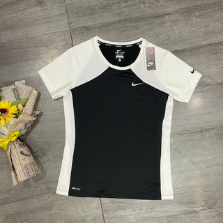 Áo Nữ Phối Màu A Logo Thêu Áo Thun Nam Thể Thao Siêu Đẹp Giá Sỉ, Hàng Đẹp