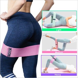 SP002-Dây kháng lực tập tay chân mông dây vải Power mini Band đàn hồi phụ kiện tập gym đa năng ( Có bán lẻ 3 size)
