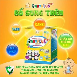 Siro Ăn Ngon Baby Plus Chính Hãng - Giúp Bé Hết Biếng Ăn, Tăng Cân Tự Nhiên, Tăng Sức Đề Kháng, Hết Táo Bón, BabyPlus