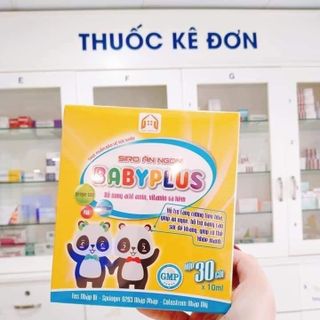 Siro Ăn Ngon Baby Plus Chính Hãng - Giúp Bé Hết Biếng Ăn, Tăng Cân Tự Nhiên, Tăng Sức Đề Kháng, Hết Táo Bón, BabyPlus