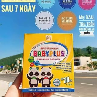 Siro Ăn Ngon Baby Plus Chính Hãng - Giúp Bé Hết Biếng Ăn, Tăng Cân Tự Nhiên, Tăng Sức Đề Kháng, Hết Táo Bón, BabyPlus