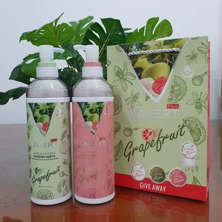 Dầu gội xả bưởi VALERT GRAPEFRUIT 850ml phục hồi, chống rụng kích mọc tóc