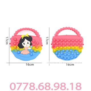 Mua sỉ túi xách đeo chéo cho bé gái dễ thương, túi bopit silicon hình thú