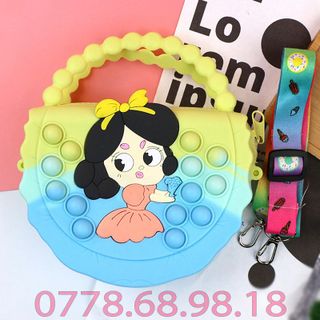 Mua sỉ túi xách đeo chéo cho bé gái dễ thương, túi bopit silicon hình thú