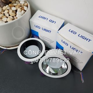 Đèn Downlight Âm Trần WYN Vỏ trắng Cốc đen/trắng/bạc/vàng