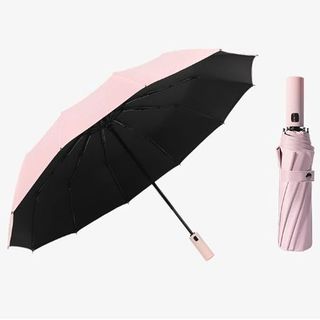 Ô dù che mưa đi nắng tự động xếp gấp gọn 12 nan chống UV cao cấp cho ô tô xe hơi