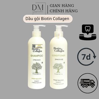 Dầu cặp gội xả phục hồi, chống rụng tóc Biotin Collagen Voudioty trắng 500ml giá sỉ