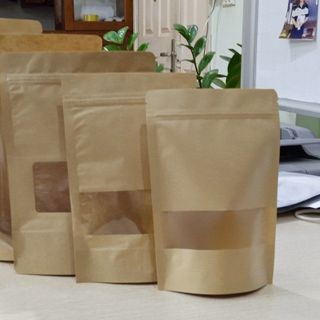 Sỉ túi Zipper kraft giá rẻ
