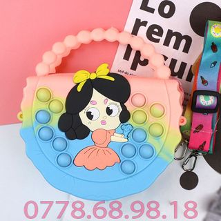 Mua sỉ túi xách đeo chéo cho bé gái dễ thương, túi bopit silicon hình thú