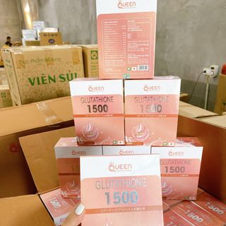 Viên Uống GLUTATHIONE 1500mg viên uống trắng da giảm nám mờ nhăn chống lão hoá
