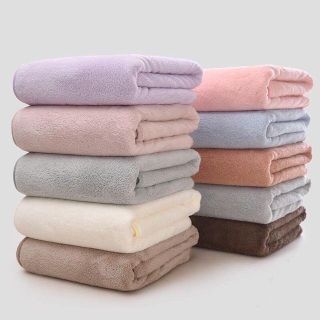 Khăn Tắm Lông Cừu Xuất Hàn, Size Lớn 70x140cm