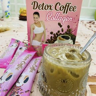 Cà phê giảm cân cấp tốc Idol Slim Coffee Cafe + Detox Coffee Collagen