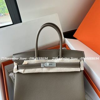 Túi Xách Nữ -Size 25Cm -Màu Ghi -Tag BạcBán Sỉ-Bán Buôn