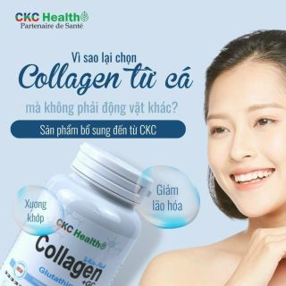 Collagen +GC lọ 60 Viên - Trắng đẹp da, giảm lão hóa... Nhập khẩu Pháp giá sỉ