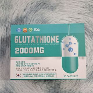 Viên uống trắng da toàn thân Glutathione 2000mg giúp cải thiện sinh lý nữ, cân bằng nội tiết tố nữ, giảm nám, tàn nhang
