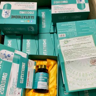 Viên uống trắng da toàn thân Glutathione 2000mg giúp cải thiện sinh lý nữ, cân bằng nội tiết tố nữ, giảm nám, tàn nhang