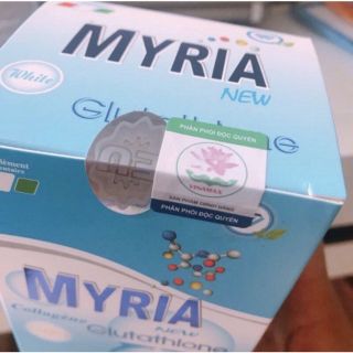 Viên uống trắng sáng da MYRIA - Bổ sung Glutathion, Collagen hàm lượng cao... lọ 60 viên - Nhập khẩu Pháp