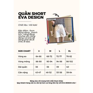 Quần short nữ lưng cao , dài ngang đùi vải cao cấp thoàng mát, form đẹp mặc thoải mái không kén tuổi , dễ phối đồ