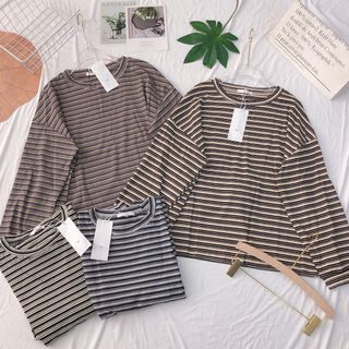 Sọc tay dài nhiều mẫu hàng Qc