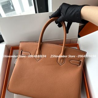Túi Xách Nữ -Size 25Cm -Màu Nâu-Tag Bạc Bán Sỉ-Bán Buôn