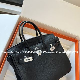 Túi Xách Nữ -Size 25Cm -Màu Đen-Tag BạcBán Sỉ-Bán Buôn