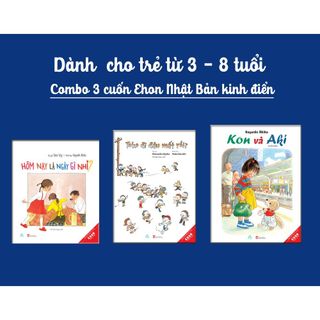 Sách Combo 3 Ehon Nhật Bản kinh điển dành cho trẻ từ 3-6 tuổi giá sỉ