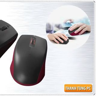 Chuột Không dây Máy Tính Genius NX-8006S Đen Đỏ Chính Hãng Tiện lợi Siêu Bền