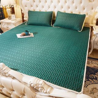 Ga trải giường chiếu điều hòa cao cấp và hai vỏ gối cao su non siêu êm mát mùa hè ấm mùa đông