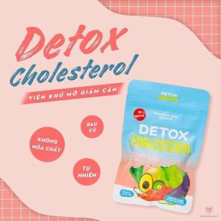 Viên khử mỡ giảm cân giấm táo Detox Cholesterol Thái Lan giá sỉ