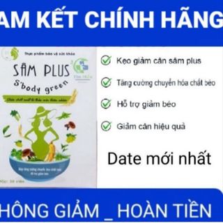 Giảm cân Sâm plus sbody green _ Bao đổi trả