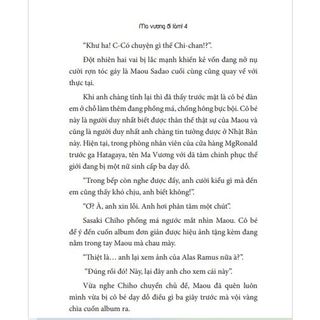Sách tiểu thuyết Light Novel Ma vương đi làm – Tập 4 (tặng kèm postcard)