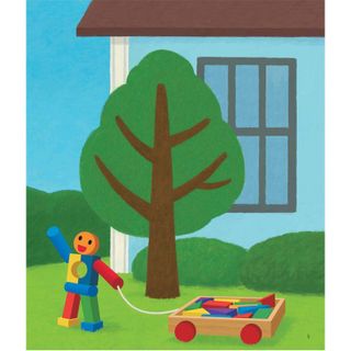 Sách Ehon Nhật Bản - Đôi bạn khối gỗ
