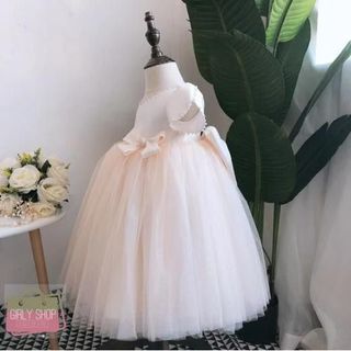 Đầm công chúa bé gái, váy công chúa lưới tay phồng cực xinh phù hợp cho bé dự tiệc sinh nhật đám cưới giáng sinh cho bé từ 1 tuổi - 10 tuổi, 6kg-45kg