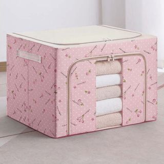 Hộp vải khung sắt 66L kích thước 50x40x33cm