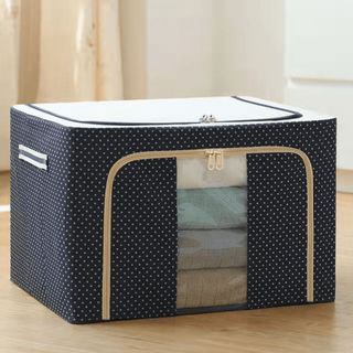 Hộp vải khung sắt 66L kích thước 50x40x33cm