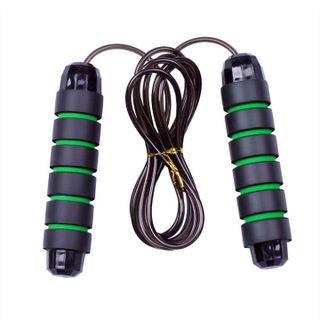 Dây nhảy giảm cân đốt mỡ bụng lõi thép đàn hồi có tạ 2.9m tập thể dục gym muay thái tại nhà
