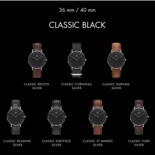 ĐỒNG HỒ D W CLASSIC BLACK VỀ ĐỦ MÀU