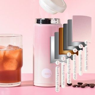 Bình giữ nhiệt cao cấp thương hiệu Hongkong AKS Crytal Cup