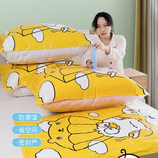 Túi hút chân không đựng quần áo chăn màn túi zip đủ kích thước máy hút chân không mini bảo quản đồ dùng gia đình