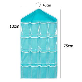 HL050-Túi đựng đồ treo đồ treo tường 16 ngăn tiện ích giúp bạn sắp xếp đồ lót, đồ dùng gia đình tiết kiệm diện tích