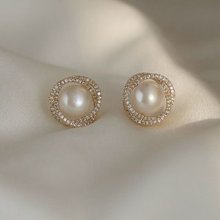 Bông tai nữ Ngọc trai nhân tạo