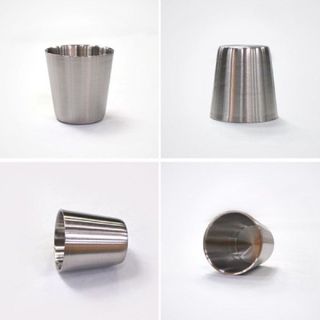 Cốc inox Hàn Quốc 2 lớp (ss304) giữ nhiệt, dungtích 150ml thích hợp sử dụng cho trẻ nhỏ, uống nước, trà, cafe đậm đặc