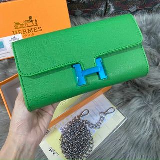 Túi xách quảng châu Clutch H.ermes khóa bạc - 07B0089 (Chuyên sỉ túi xách sll, balo, ví, thắt lưng, túi Laptop)