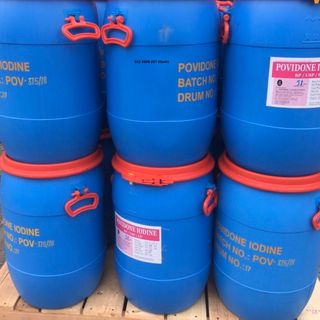 Povidone Iodine Glide Chem Ấn Độ diệt khuẩn, xử lý nước, dùng cho trại giống thuỷ sản