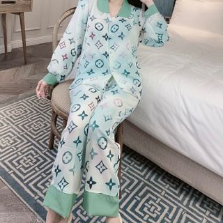 Tay Dài Quần Dài Cổ Sen 2 Lá