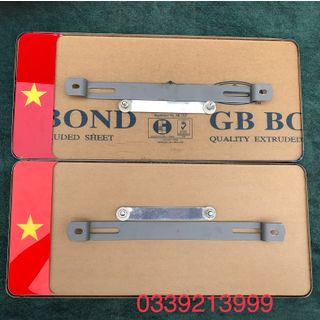 Khung ép biển số mẫu mới có cờ