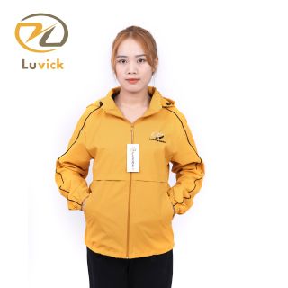 Áo gió nữ lót nỉ chống rét chống nước
