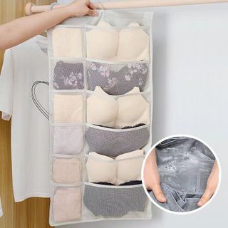 Túi vải đựng đồ 30 ngăn ô tiện dụng, Túi treo tường treo đồ, trang trí nhà cửa chất không thấm nước, đựng tất, đồ lót
