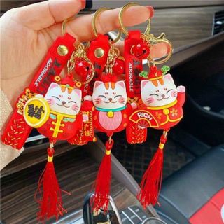 Móc khóa mèo giá rẽ cực xinh bán Tết sẵn sll hàng đẹp giá tốt