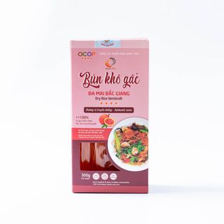 BÚN KHÔ GẤC (HỘP 300GRAM) - 100% HỮU CƠ